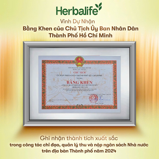 Herbalife Việt Nam th&ocirc;ng b&aacute;o - Ảnh 1.