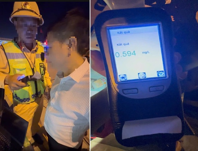 Tài xế vi phạm nồng độ cồn kịch khung khi lái xe trên cao tốc- Ảnh 1. Tài xế vi phạm nồng độ cồn kịch khung khi lái xe trên cao tốc- Ảnh 1.