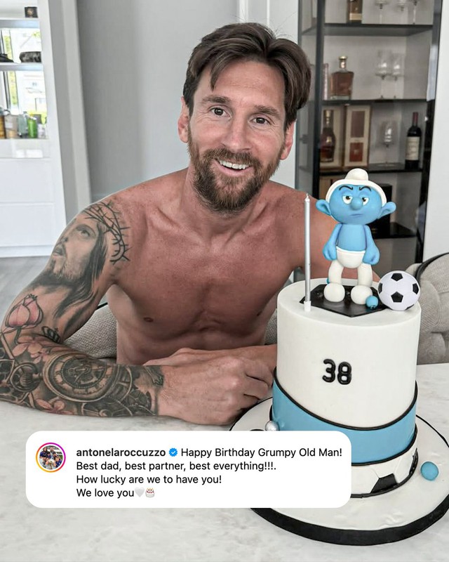 Vợ Messi đăng ảnh sinh nhật chồng theo phong cách… Xì Trum: Gây bão mạng giữa Club World Cup Vợ Messi đăng ảnh sinh nhật chồng theo phong cách… Xì Trum: Gây bão mạng giữa Club World Cup