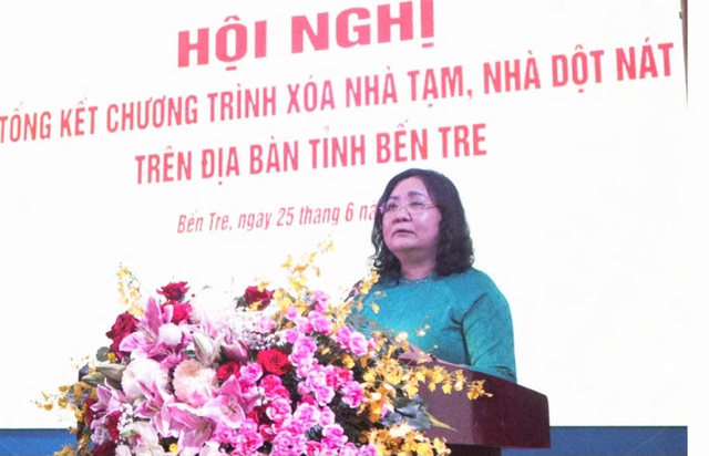 Bến Tre hoàn thành xóa nhà tạm, nhà dột nát trước thời điểm sáp nhập tỉnh Bến Tre hoàn thành xóa nhà tạm, nhà dột nát trước thời điểm sáp nhập tỉnh