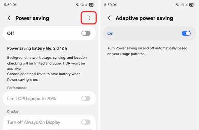 Hai thiết lập ẩn mà người dùng Galaxy cần kích hoạt để pin trâu hơn - Ảnh 2.