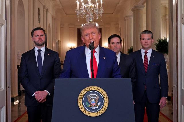 Tổng thống Trump giải bài toán hậu tấn công Iran