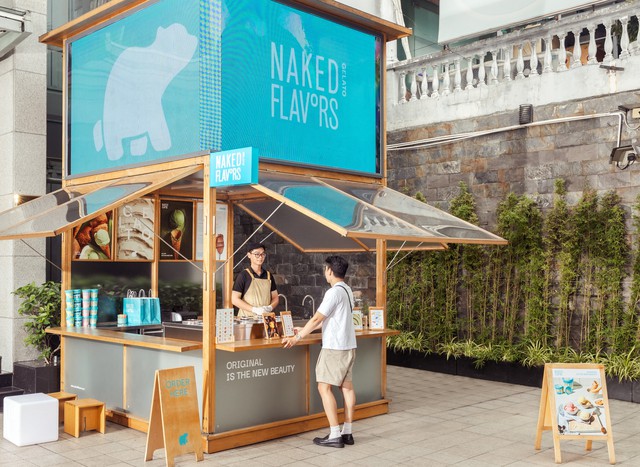 Thương hiệu kem Naked Flavors Gelato phát triển mô hình kiosk- Ảnh 1.