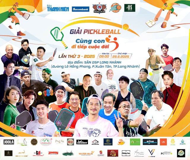 Báo Thanh Niên tổ chức giải pickleball ‘Cùng con đi tiếp cuộc đời’ ở Long Khánh - Ảnh 6.