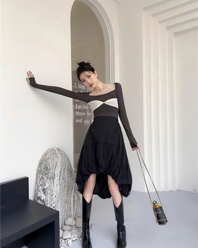 Khẳng định phong cách riêng với váy mullet- Ảnh 8.