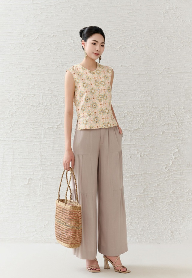 Nét mộc mạc đầy cuốn hút từ vải linen- Ảnh 4. Nét mộc mạc đầy cuốn hút từ vải linen- Ảnh 4.