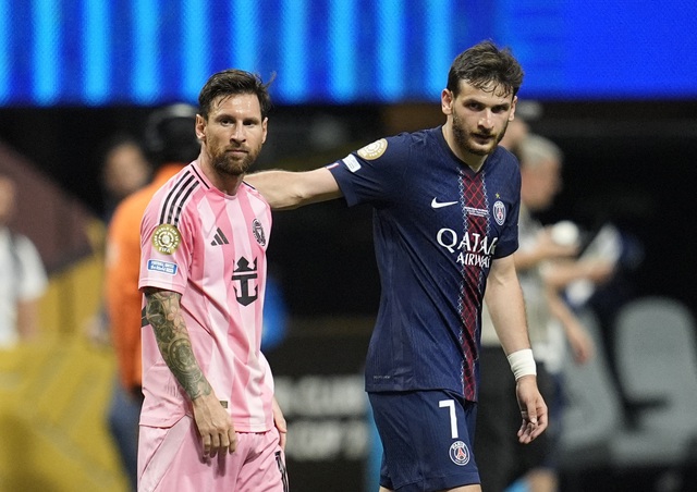 Inter Miami bị loại, HLV Mascherano cay đắng: ‘PSG quá đẳng cấp, Messi ở tuổi 38 chẳng thể…’- Ảnh 2. Inter Miami bị loại, HLV Mascherano cay đắng: ‘PSG quá đẳng cấp, Messi ở tuổi 38 chẳng thể…’- Ảnh 2.