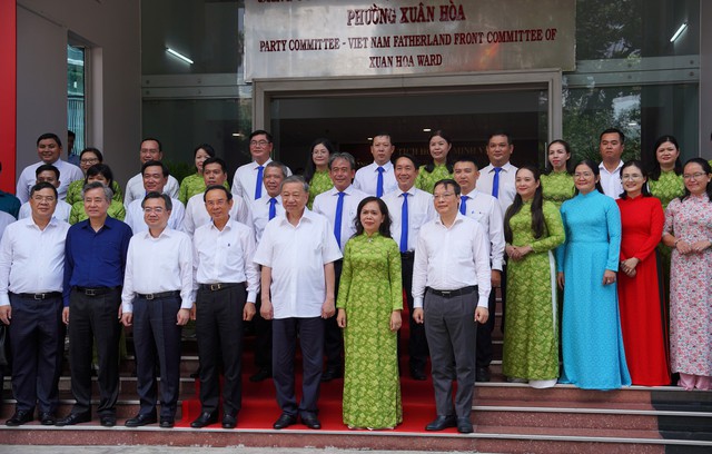 Tổng Bí thư Tô Lâm khảo sát, làm việc với phường Xuân Hòa ở TP.HCM Tổng Bí thư Tô Lâm khảo sát, làm việc với phường Xuân Hòa ở TP.HCM