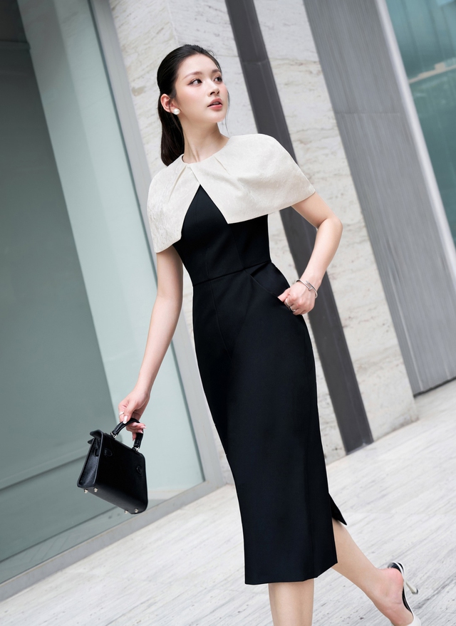 5 chiếc váy midi sang trọng, hợp cả đi làm lẫn đi tiệc- Ảnh 5. 5 chiếc váy midi sang trọng, hợp cả đi làm lẫn đi tiệc- Ảnh 5.