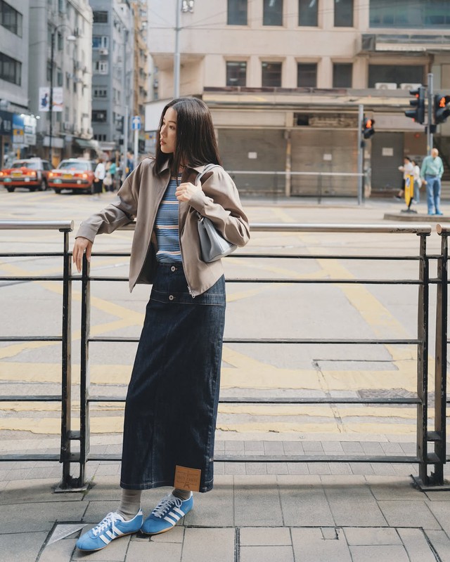 Váy dài và áo khoác, cặp đôi mùa nắng đẹp miễn chê - Ảnh 4.