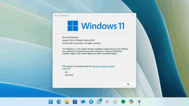 Microsoft xác nhận Windows 11 25H2: Cơn ác mộng ‘cài lại win’ sẽ không còn nữa Microsoft xác nhận Windows 11 25H2: Cơn ác mộng ‘cài lại win’ sẽ không còn nữa