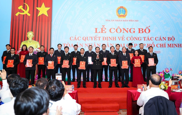 Nhân sự TAND TP.HCM mới và 19 tòa khu vực - Ảnh 2.