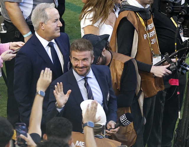 David Beckham và Messi hào hứng khi Inter Miami sắp ra mắt sân mới- Ảnh 1. David Beckham và Messi hào hứng khi Inter Miami sắp ra mắt sân mới- Ảnh 1.