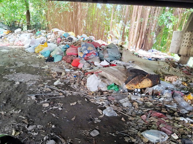 Kênh đầy rác, gây ô nhiễm - Ảnh 2.