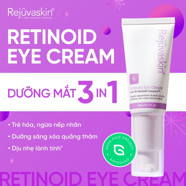 Review kem dưỡng mắt Rejuvaskin Retinoid Eye Cream có làm đầy nếp nhăn, vết chân chim? - Ảnh 7.