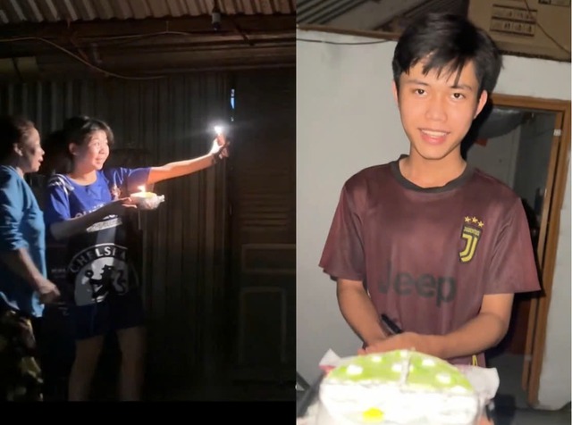 Cô gái và mẹ bí mật làm tiệc sinh nhật cho cậu bạn hàng xóm - Ảnh 1.