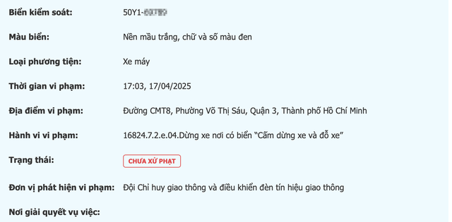 Cách tra cứu phạt nguội xe máy mới nhất 2025 - Ảnh 2.