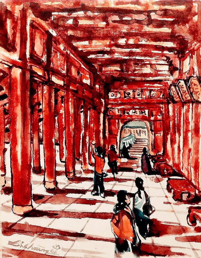 Ngôi điện dát hơn 20.000 lá vàng để trang trí- Ảnh 6.