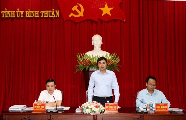 Bình Thuận: Cho ý kiến vào đề án hợp nhất Đảng bộ tỉnh Lâm Đồng mới - Ảnh 2.
