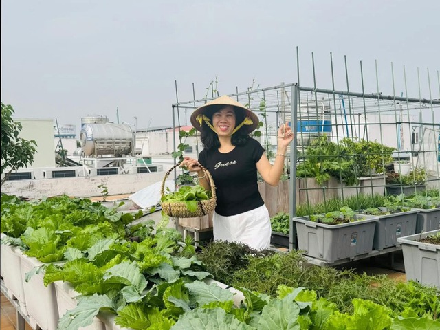 Gia đình doanh nhân Cần Thơ: 5 năm ăn rau sạch trên sân thượng - Ảnh 10.