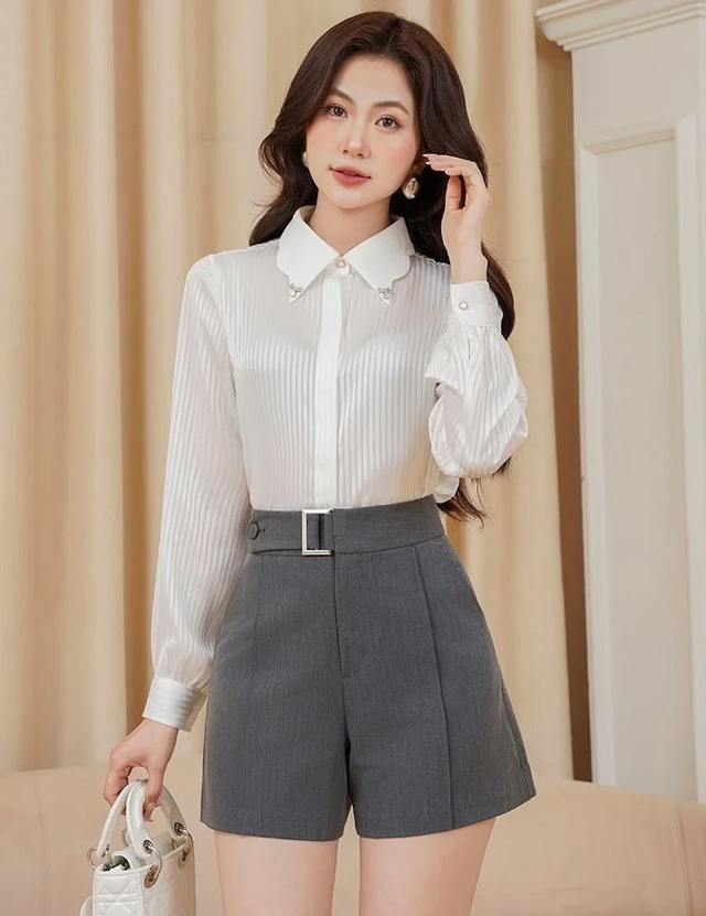 Quần shorts cá tính tôn dáng cho nàng diện hè- Ảnh 3. Quần shorts cá tính tôn dáng cho nàng diện hè- Ảnh 3.