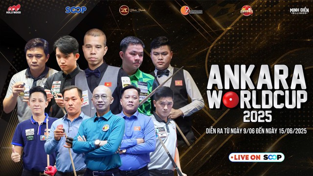 Lịch thi đấu billiards hôm nay: Cơ thủ Việt Nam xuất trận tại World Cup Ankara Lịch thi đấu billiards hôm nay: Cơ thủ Việt Nam xuất trận tại World Cup Ankara