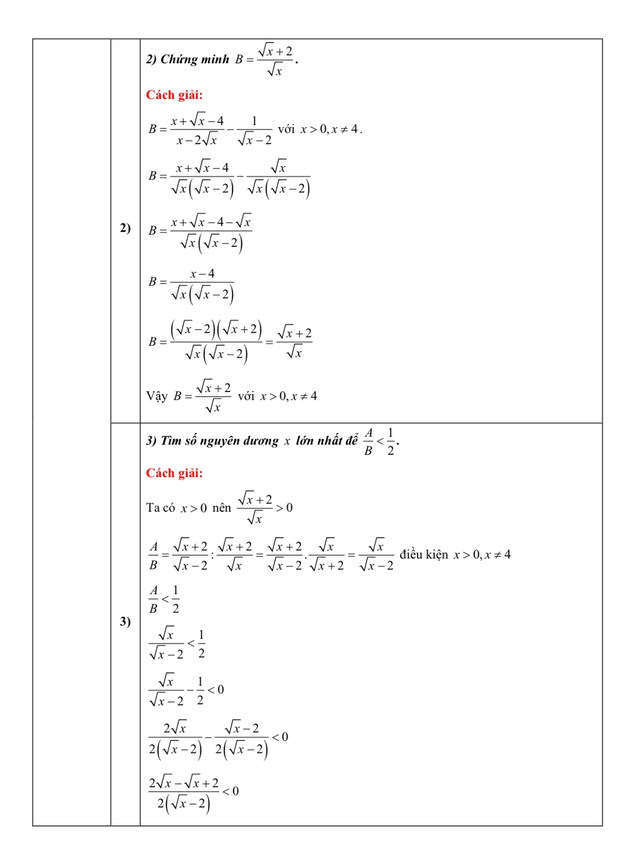 Gợi ý giải bài thi môn toán vào lớp 10 của Hà Nội- Ảnh 2.
