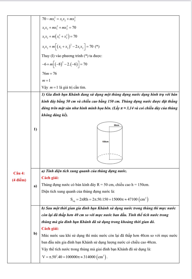 Gợi ý giải bài thi môn toán vào lớp 10 của Hà Nội- Ảnh 5.