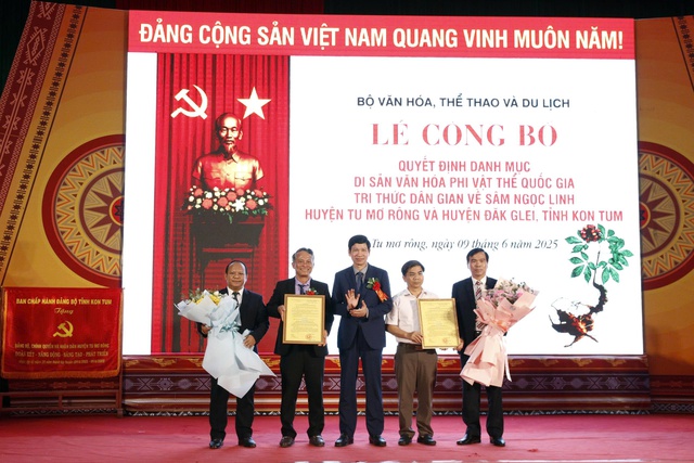 Hiểu biết về sâm Ngọc Linh của người Kon Tum trở thành di sản Hiểu biết về sâm Ngọc Linh của người Kon Tum trở thành di sản