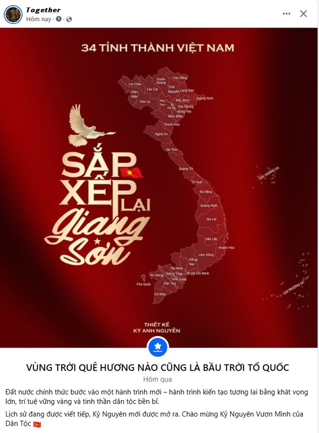 Hôm nay ngày 1.7.2025, trên mạng xã hội nhộn nhịp tạm biệt 'tỉnh xưa, tên cũ'- Ảnh 2.