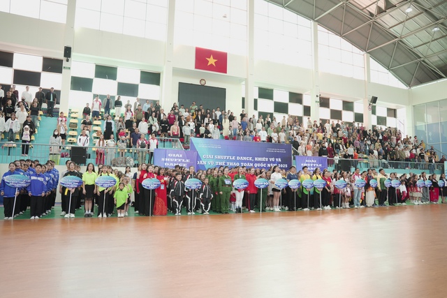 1.000 VĐV tranh tài hấp dẫn tại giải khiêu vũ, dân vũ thể thao toàn quốc- Ảnh 2.