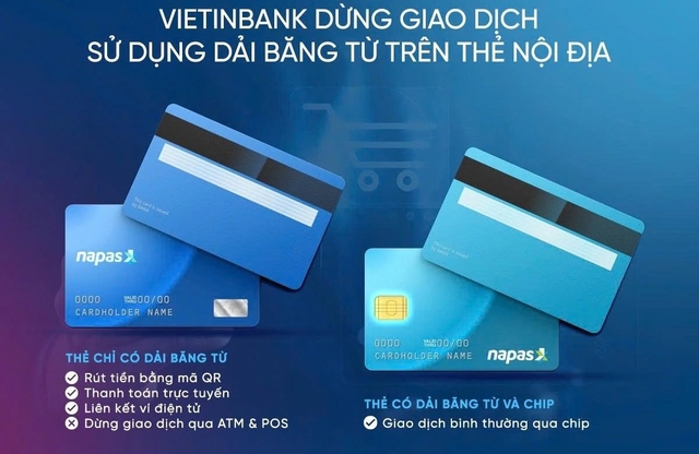 Từ hôm nay ngân hàng ngừng giao dịch toàn bộ thẻ từ, phân biệt loại thẻ ra sao?