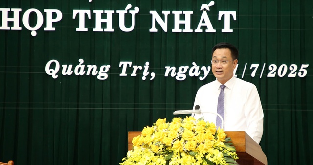 Kỳ họp thứ nhất HĐND tỉnh Quảng Trị mới: Nền móng cho giai đoạn phát triển mới - Ảnh 1.