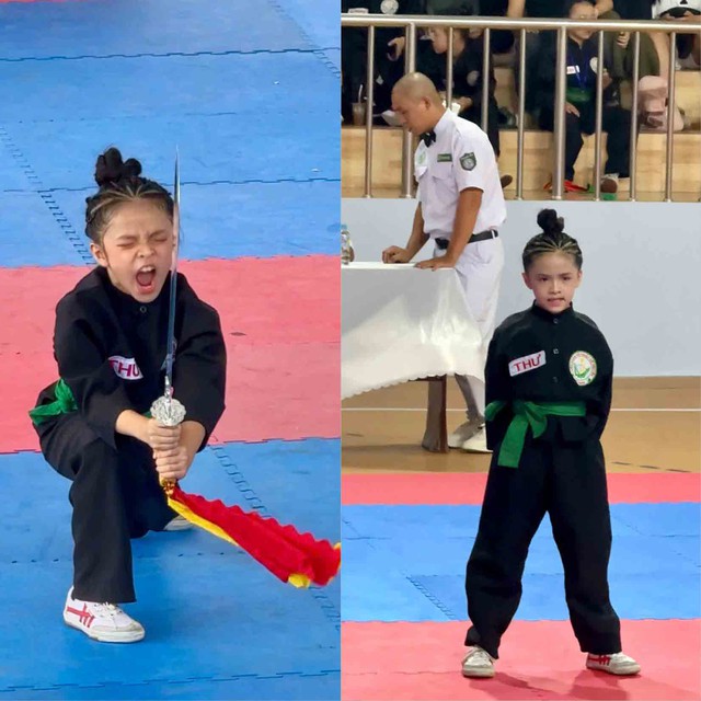 

Võ sĩ nhí Nguyễn Kim Song Thư  