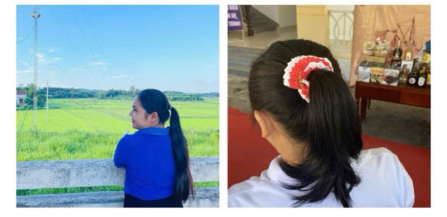 Hiến tóc cho bệnh nhân ung thư: Mỗi búi tóc là một món quà của lòng nhân ái Hiến tóc cho bệnh nhân ung thư: Mỗi búi tóc là một món quà của lòng nhân ái
