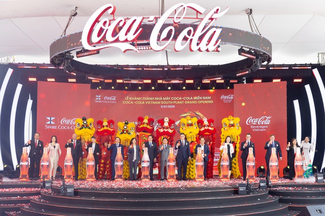 Coca-Cola Việt Nam khánh thành nhà máy 136 triệu USD tại Tây Ninh - Ảnh 1.
