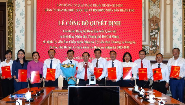 Ông Võ Văn Minh làm Bí thư Đảng ủy Đoàn ĐBQH và HĐND TP.HCM - Ảnh 1.