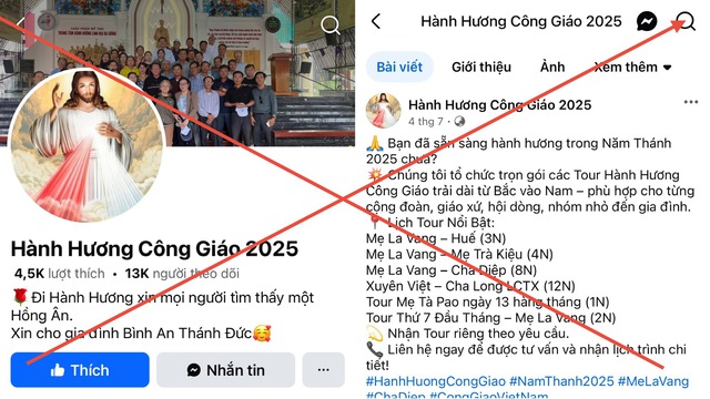 Mạo danh Hội đồng Giám mục Việt Nam lừa đảo tổ chức hành hương châu Âu - Ảnh 1.