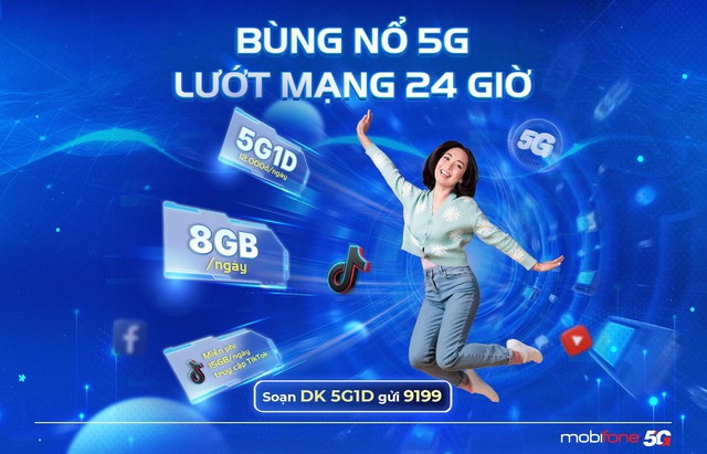 5G1D - Gói cước 5G linh hoạt cho tín đồ mạng xã hội - Ảnh 1.