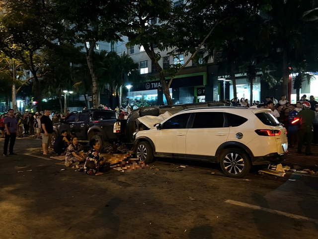 Tài xế gây tai nạn liên hoàn ở Hà Nội vi phạm nồng độ cồn rất cao- Ảnh 1. Tài xế gây tai nạn liên hoàn ở Hà Nội vi phạm nồng độ cồn rất cao- Ảnh 1.