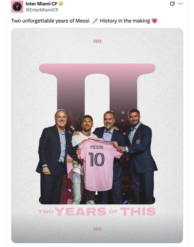 Inter Miami đăng thông điệp rất thú vị về Messi, hợp đồng gia hạn sắp công bố Inter Miami đăng thông điệp rất thú vị về Messi, hợp đồng gia hạn sắp công bố