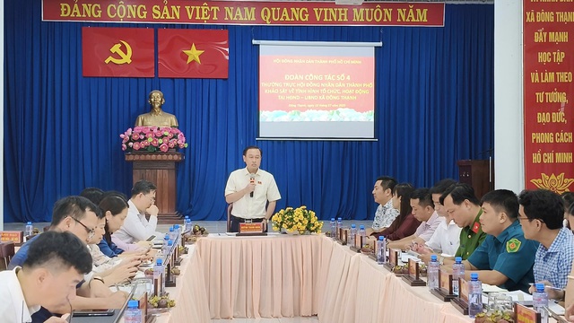 HĐND TP.HCM khảo sát phường, xã sau 1.7: Xã Đông Thạnh kiến nghị cải thiện cơ sở vật chất - Ảnh 1. HĐND TP.HCM khảo sát phường, xã sau 1.7: Xã Đông Thạnh kiến nghị cải thiện cơ sở vật chất - Ảnh 1.