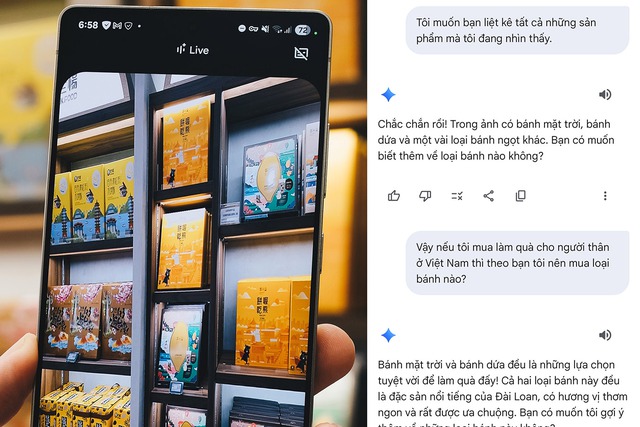 Không biết tiếng, ngại hỏi, vẫn mua sắm tự tin nhờ Gemini Live trên Galaxy S25 Ultra Không biết tiếng, ngại hỏi, vẫn mua sắm tự tin nhờ Gemini Live trên Galaxy S25 Ultra