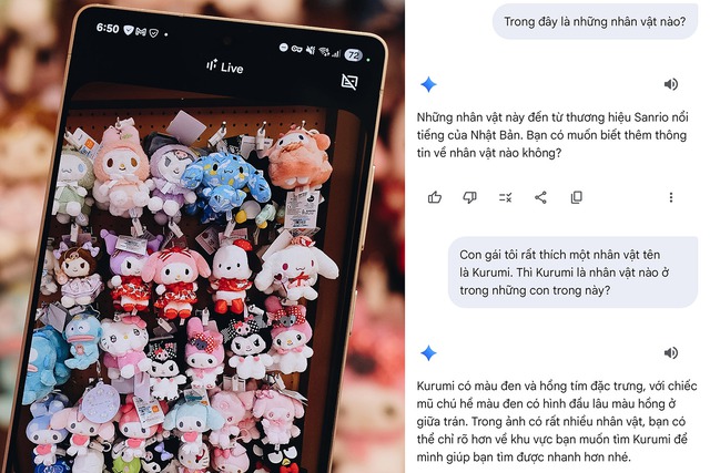 Không biết tiếng, ngại hỏi, vẫn mua sắm tự tin nhờ Gemini Live trên Galaxy S25 Ultra- Ảnh 4. Không biết tiếng, ngại hỏi, vẫn mua sắm tự tin nhờ Gemini Live trên Galaxy S25 Ultra- Ảnh 4.