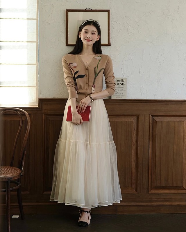 Phong cách nàng thơ với váy tuyn- Ảnh 3. Phong cách nàng thơ với váy tuyn- Ảnh 3.