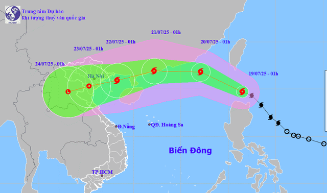 Bão Wipha gây mưa lớn 4 ngày ở Bắc bộ, Bắc Trung bộ Bão Wipha gây mưa lớn 4 ngày ở Bắc bộ, Bắc Trung bộ