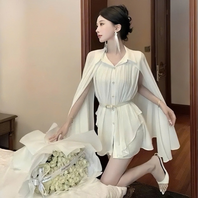 Biến hóa thành phong cách nữ thần với váy dự tiệc phối cape voan - Ảnh 8.