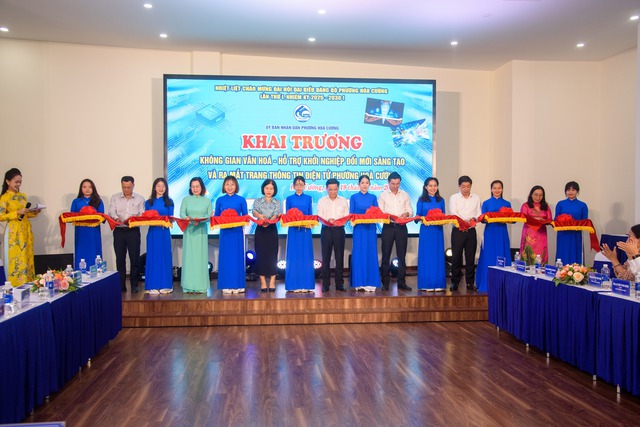 Hòa Cường khai trương Không gian văn hóa, hỗ trợ khởi nghiệp Hòa Cường khai trương Không gian văn hóa, hỗ trợ khởi nghiệp