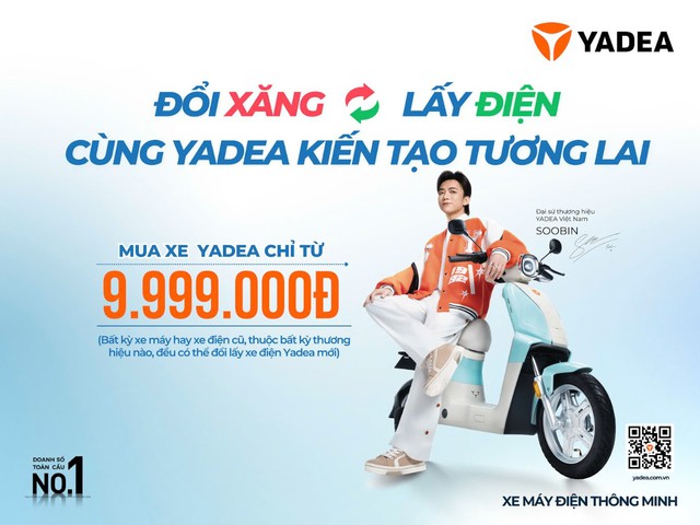 Yadea hỗ trợ chuyển đổi phương tiện xanh, đồng hành kiến tạo tương lai bền vững- Ảnh 1.