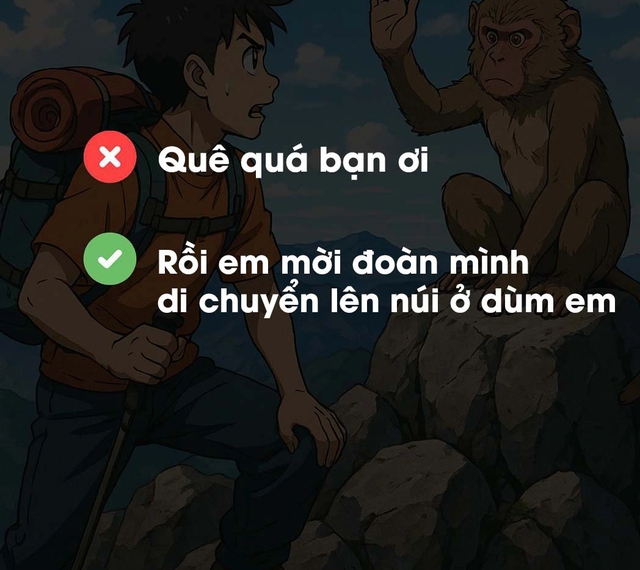 Gen Z nói ‘đoàn mình di chuyển lên núi’, ‘cho xin số tài khoản’… nghĩa là gì? Gen Z nói ‘đoàn mình di chuyển lên núi’, ‘cho xin số tài khoản’… nghĩa là gì?